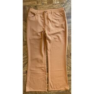 KUT FROM THE KLOTH Copper Brown Kelsey High Rise Wide Leg Crop Pants Women's